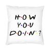 Funny Friends Collage Square Pillow Case Decoration TV Show Cushions Throw Pillow for Sofa Doublesided Printing