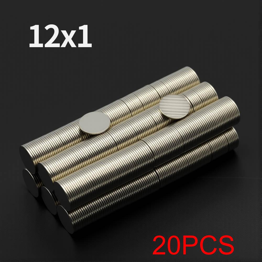 

Powerful Neodymium Magnet N35 NdfeB Permanent Magnetic imanes Round Super Strong Fridge Magnets DIY 12x1 12x2 12x3 12x4 12x5mm