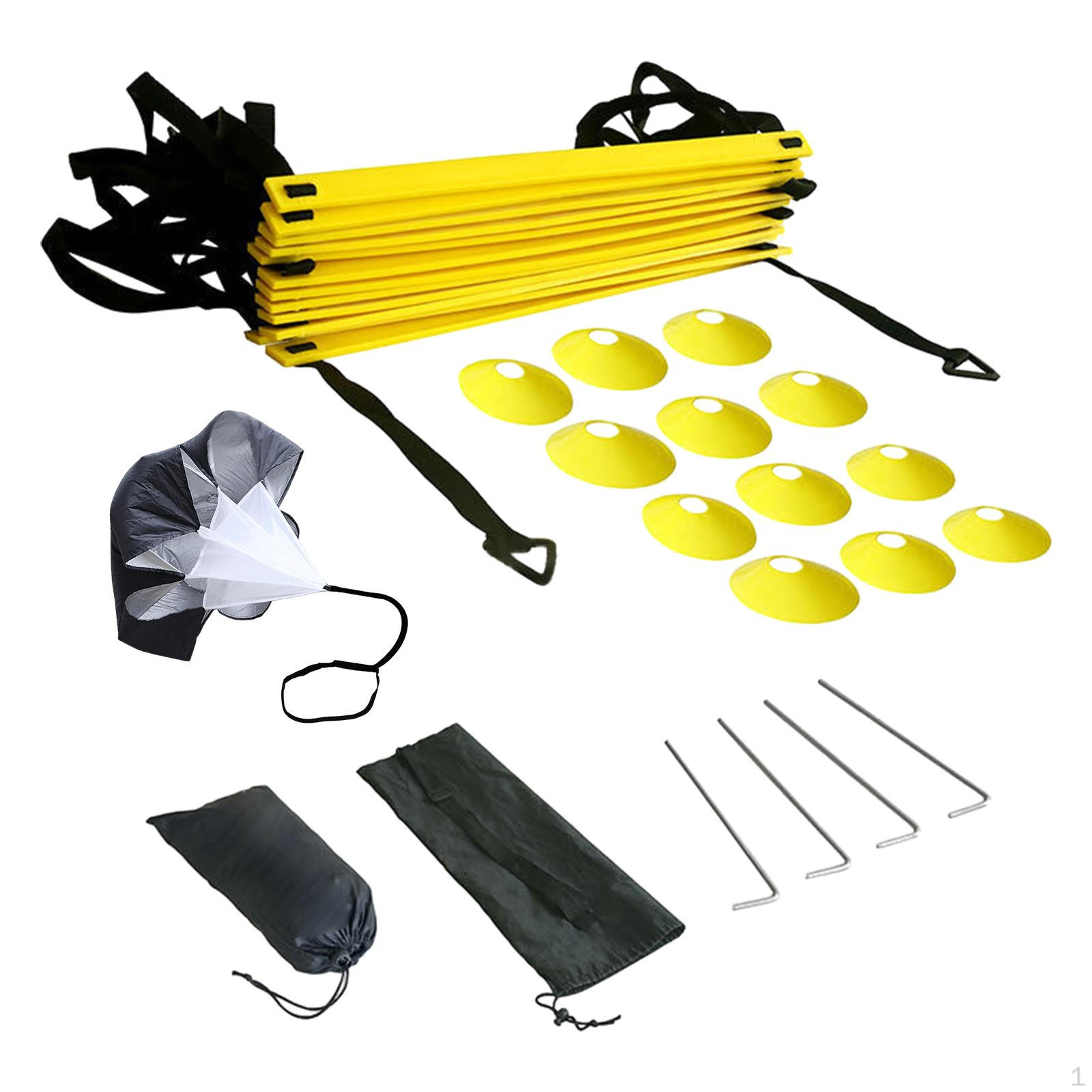Speed Agility Ladder Football Training Equipment Balance Fitness Improves Strength Footwork