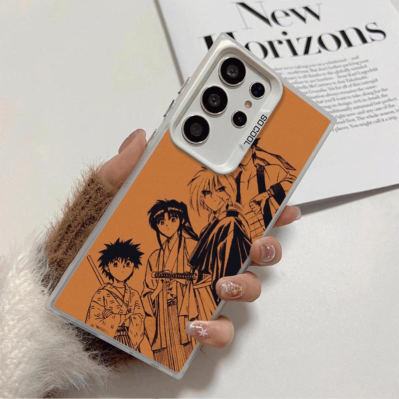 Rurouni Kenshin Anime Soft Phone Case for Samsung Galaxy S24 S25 FE S26 Edge S23 Ultra S22 Plus S21 + Shockproof Cover Back Shel