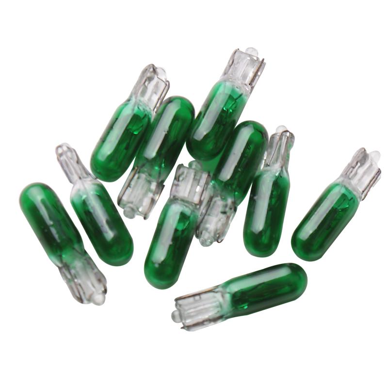 10pcs W2W T5 Led Car Gauge Light Halogen Lamp 12v 1.2w Auto Interior Instrument Lights Side Marker Light Glass Dashboard Bulb Dome Lights 6