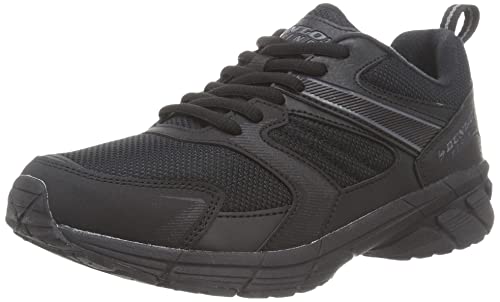 Dunlop Refined DM2001 Широкие 4E Водоотталкивающие Легкие Кроссовки для Ходьбы, Бега трусцой и Бега, Черные, Размер 26.5 см