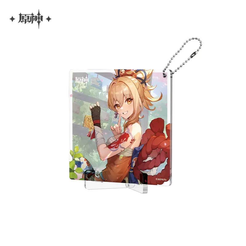 Sunsyea Genshin Impact Official Merch miHoYo Original Authentic Birthday Series Coaster Keychain Stand Wanderer Alhaitham