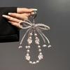 Elegant Pvc Butterfly Bow Pearl Phone Lanyard For Women And Men