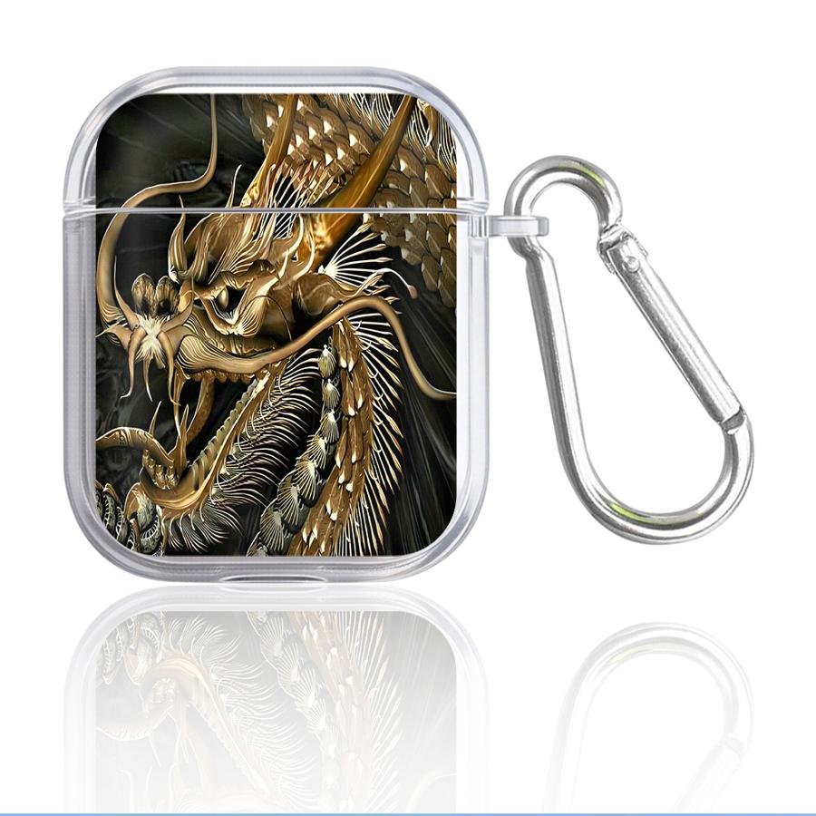 Case For Airpods 1 Pro3 Pro Pro2 4 2 3 Clear Earphone Cases Cover Animal Tiger Dragon