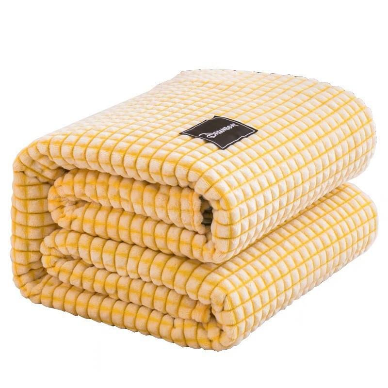 Milk Velvet Coral Fleece Blanket: Office Nap, Flannel Cover, Air Conditioning, Children's Small Blanket