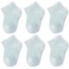 3Pairs/Set Soft Stitch Cute Floor Clothes Stockings Summer Baby Mesh Ankle Short White Sock for Toddler Boys Girls Kids Gifts