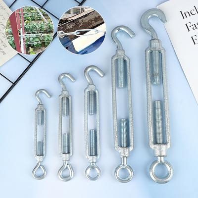 1Pc M6 M8 M10 M12 M14 Stainless Steel Adjust Chain Rigging Hooks Eye Turnbuckle Wire Rope Tension Device Line Oc Oo Cc Type