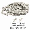 11 Speed Bike Chain 116 Links Replacement Chain Durable Mountain Bike Chain  Bike Maintenance