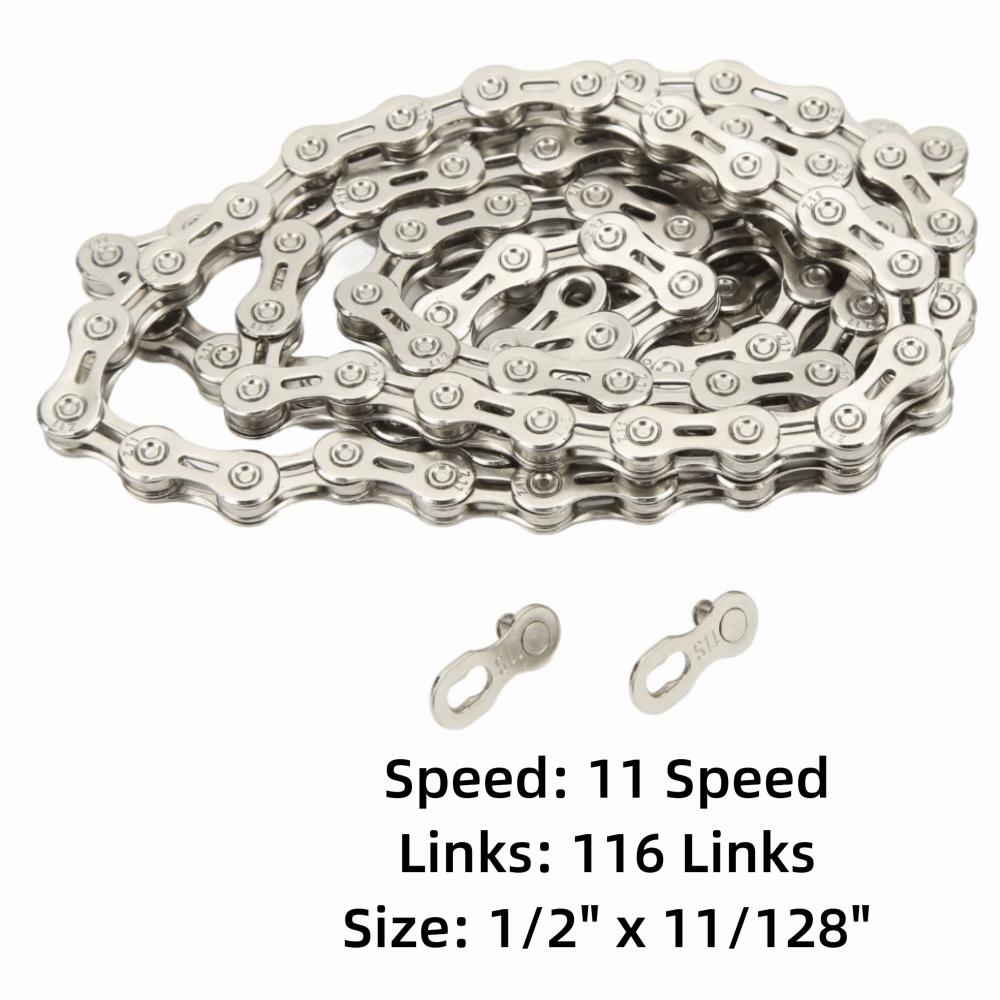 11 Speed Bike Chain 116 Links Replacement Chain Durable Mountain Bike Chain  Bike Maintenance