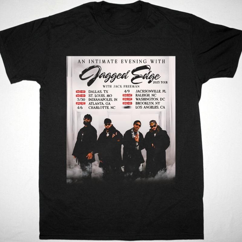 

Jagged Edge Tour 2025 Band Gift For Fans S to 5XL Unisex Tshirt Unisex T-Shirt M