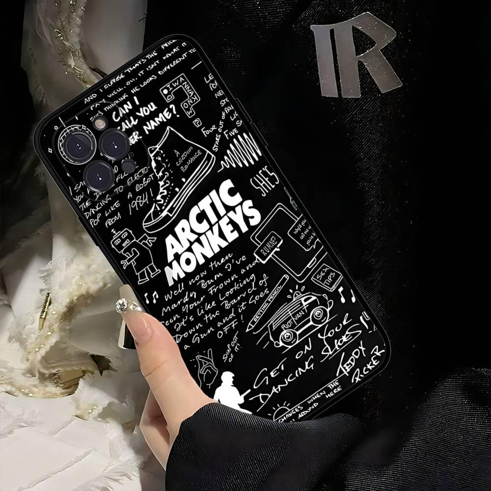 Logo A-Arctic M-Monkeys Telefoonhoesje Voor IPhone 16 17 Air 15 14 13 12 11 Pro Max 16E Plus Fundas