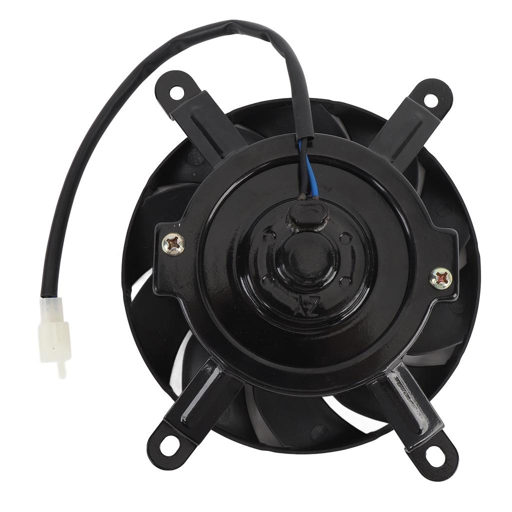 12V Motorcycle Radiator Cooling Fan 10 Blades 170mm Steel Alloy Cooling Thermal Fan for 150cc 200cc 250cc 300cc 350cc