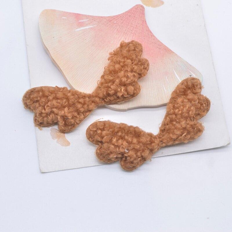 10 pezzi 64*28mm ala d'angelo appliques cucito su scrapbooking artigianato planare accessori decorazioni patch