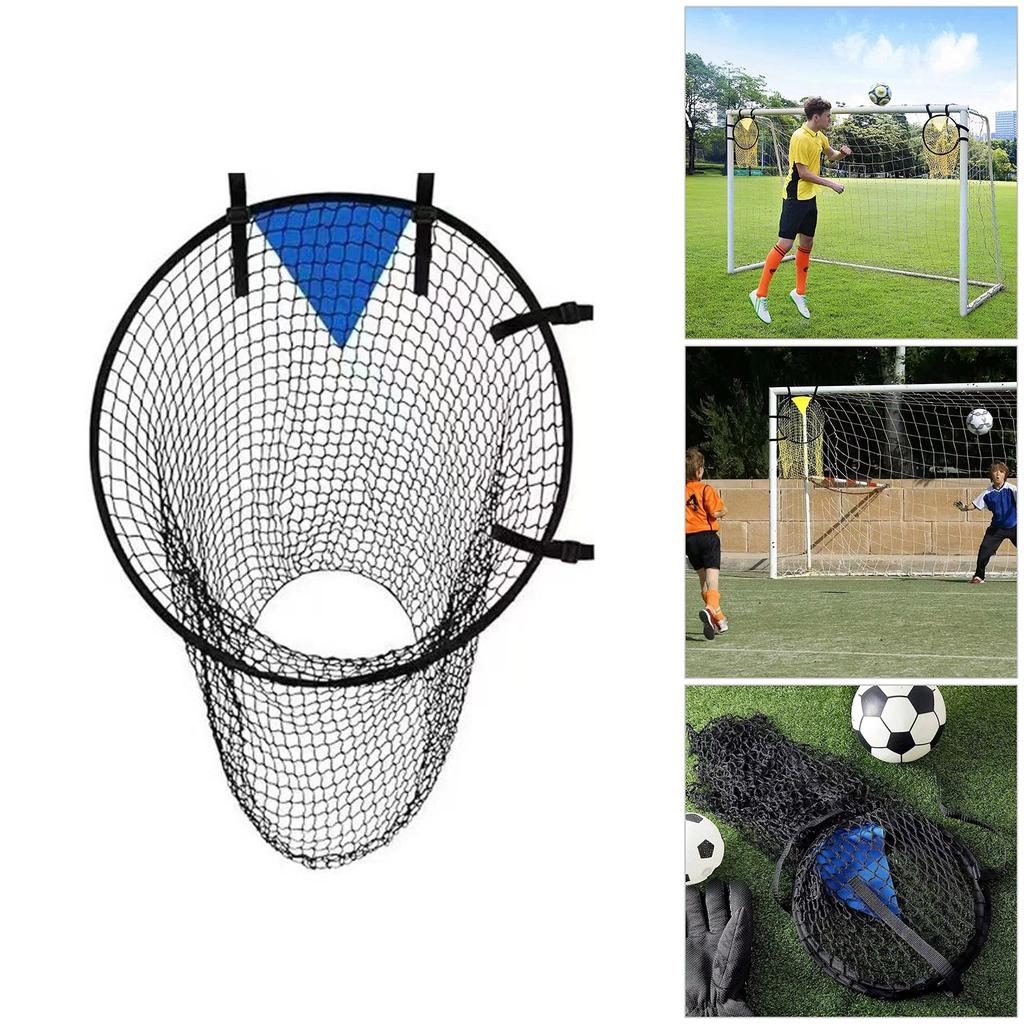 Football Goal Targets Net With Reinforced Corner Quick Setups Soccer Training Targets For Secure Attachments