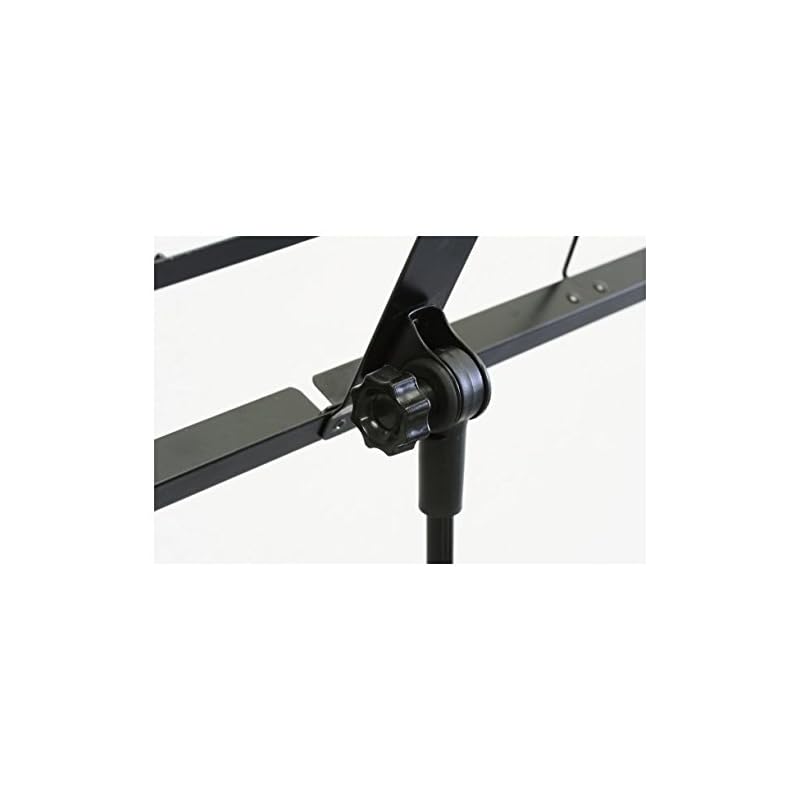 Kikutani Music Folding Lightweight Music Stand, Black, Portable MS-30
