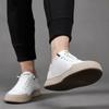 2024 New Lace-Up Male Comfortable Casual Shoe Genuine Leather Breathable Mens Sneakers All-match High Quality Skate Shoes Men