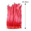 2M Cock Tail Feather Cloth Edge Decoration 25-30Cm 10-12 Inch Chicken Feather Ribbon Wedding Party Decoration Dress