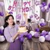 Birthday Balloon Boys Girls Scene Background Arrangement Kids Baby Happy Birthday Party Room Decoration Wall For