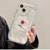 Pigment Rose iPhone 17 Pro/16 Pro Max/15/14/13 Transparent Phone Case for Girls