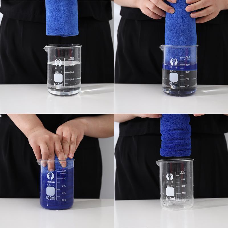 Microfiber Thickened Absorbent Hair Towel for Barbershop & Salon - Customizable Logo