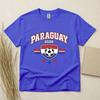 Paraguay 2026 Football Fan T Shirt Soccer Supporters Gildan Cotton Family