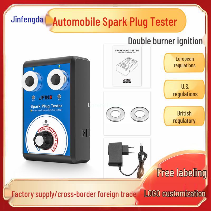 Dual-Hole Spark Plug Tester for Car Ignition Systems