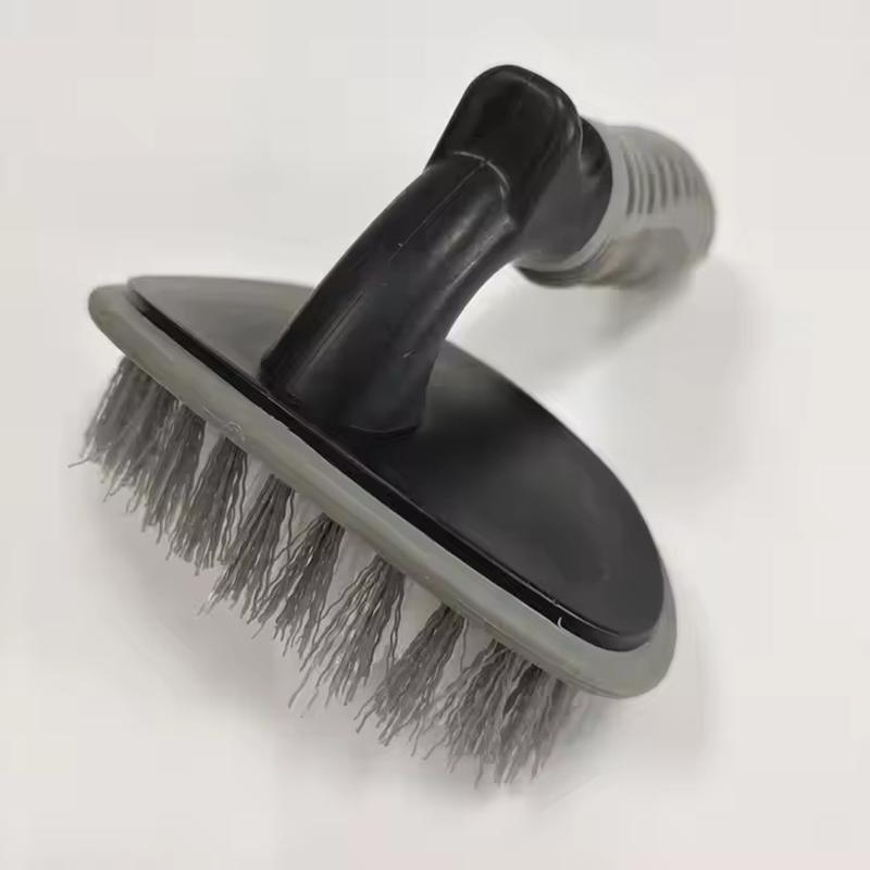 Heavy Duty Wheel Rim Cleaning Brush - Car/Truck Tire Scrub Tool with Long Handle