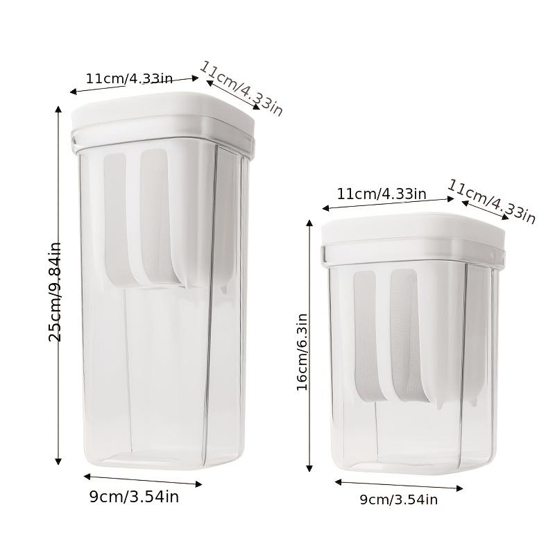 Greek Yogurt Making Set - Ultra Fine Mesh Strainer And Sturdy Flip-Top Rectangular Storage Box, Household Use