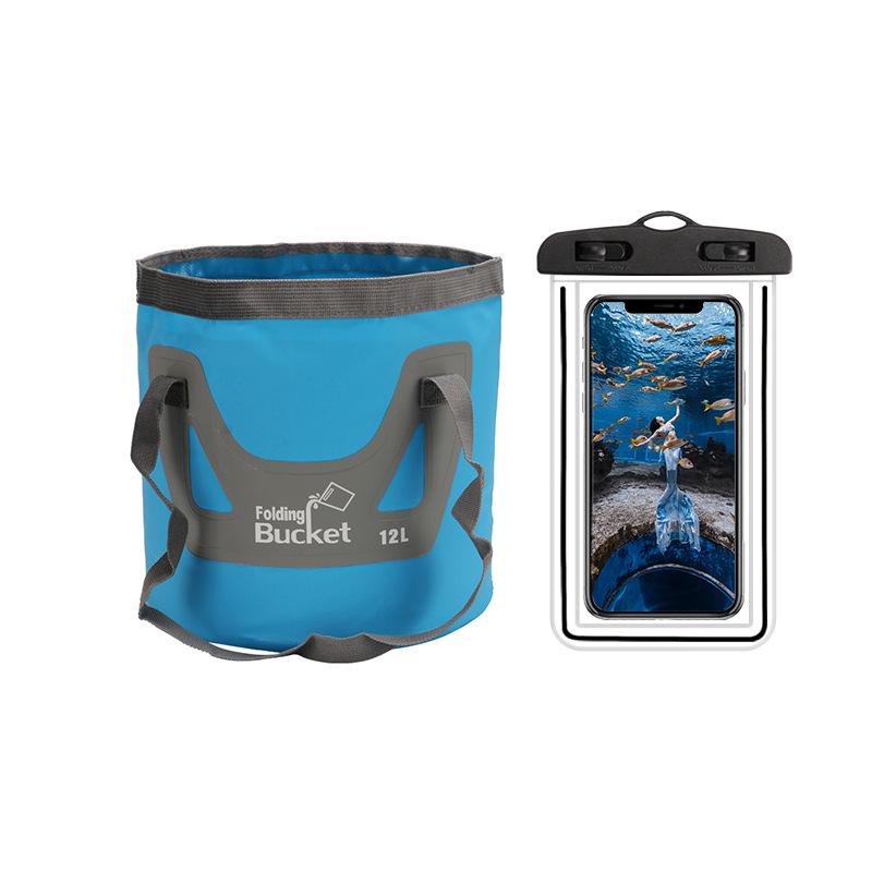 Portable Folding Waterproof Travel Fishing Bucket Bag
