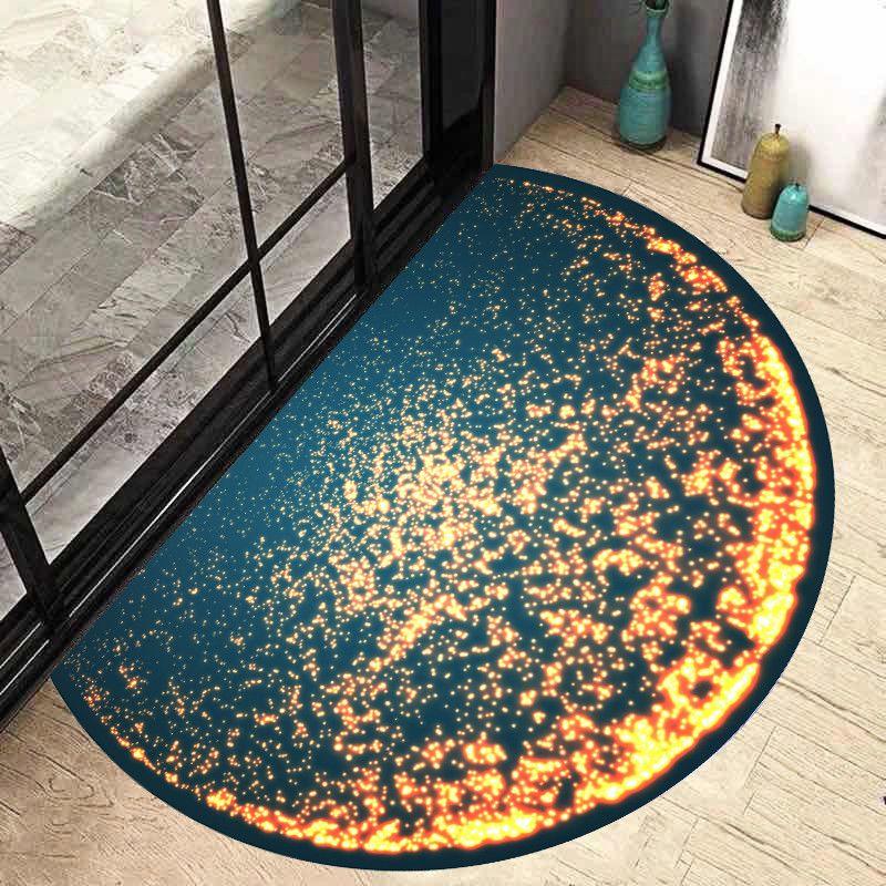 Semi Circular Floor Mat Entrance Door Mat Nordic Minimalist Entrance Carpet Bathroom Anti Slip Mat