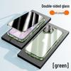 iPhone 17 Pro Max Dubbelzijdige Metalen Magnetische Glazen Hoes door Wanmagwang: Valbestendige Harde Schaal