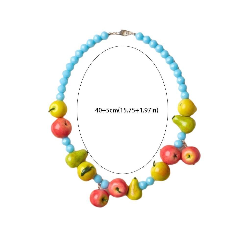 Colorful Beads Multi Layer Choker Stackable Bohemian Collarbone Chain Vacation