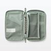 MUJI Collection Case with Selectable A5 Moss 265mm W X 155mm H X 25mm D Pockets, Slim, Green, Approx. (NDG50A4S)