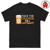 Take The Orange Pill, Adult Unisex T-Shirt, Bitcoin Crypto Currency Blockchain Tee, Tech Geek Nerd Gift, Software Developer Shirt