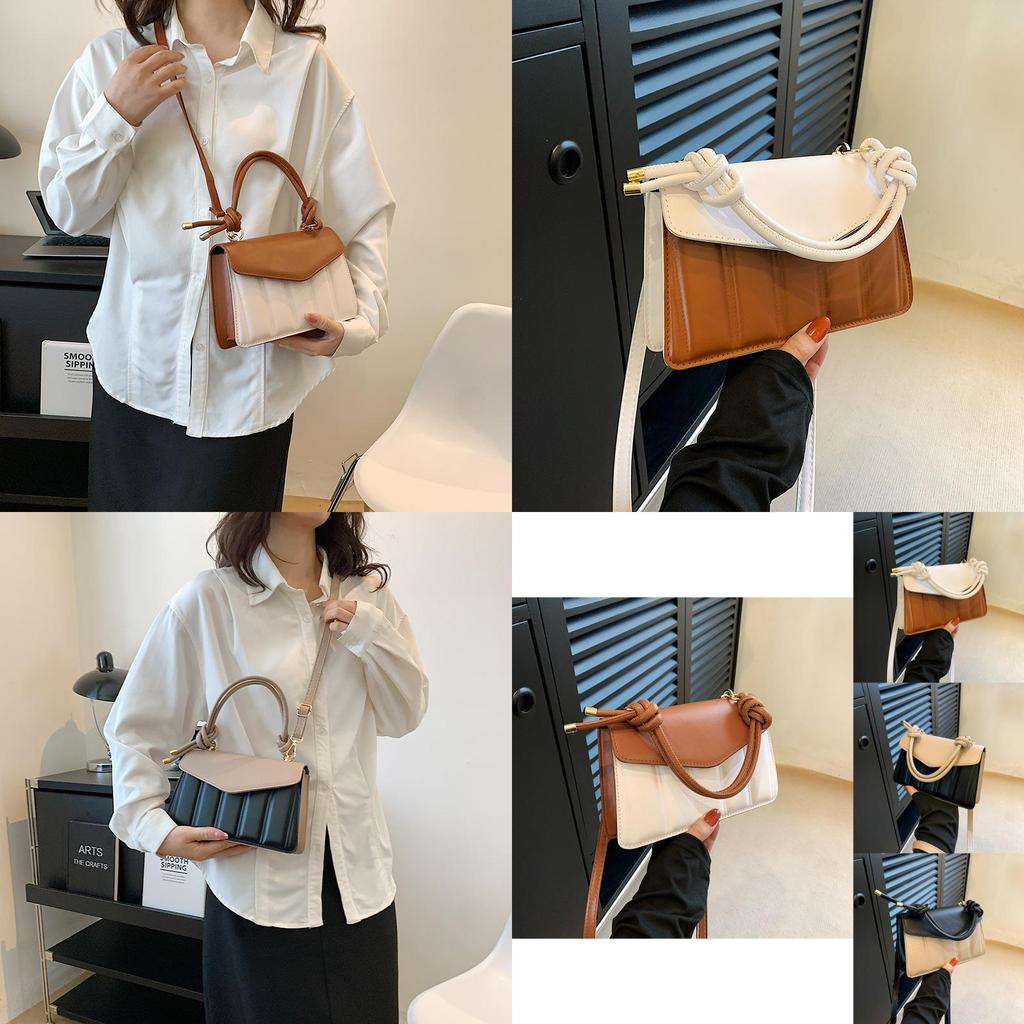 Chic Urban Minimalist Pu Material Women's Small Square Handbag With Versatile Design