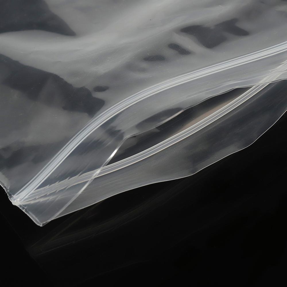 100 pièces Sacs en Plastique Transparent Auto-scellants à Fermeture Zip 4*6/5*7/6*8/7*10cm Sacs Transparents Ziplock pour Emballage de Bijoux