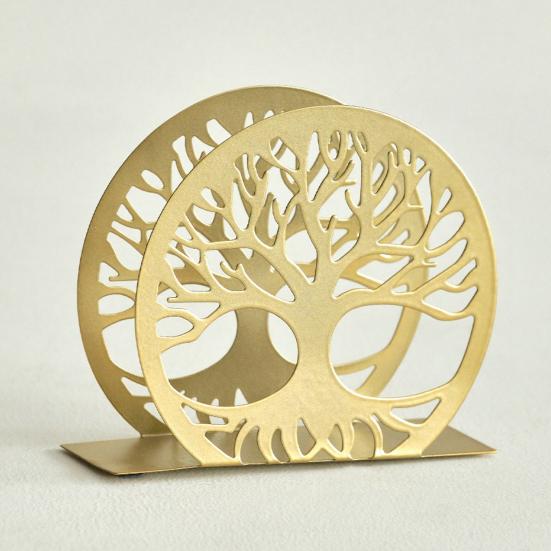 Portatovaglioli a Forma di Cervo da Tavolo Animale Foresta Albero Dispenser di Carta Rotondo Metallo Rustico Portatovaglioli di Stoffa per Cucina Fattoria Ristorante