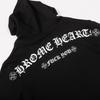 830 CHROME HEARTS 2025 Jesień i Zima Nowa Bluza z Kapturem na Zamek z Logo w Klasycznym Stylu Plus Size, Odpowiednia do Noszenia dla Par