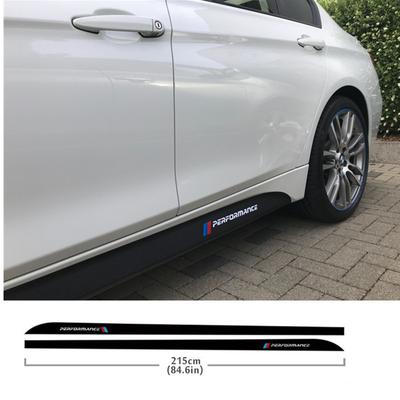 M Prestaties Sticker Voor Bmw F30 F31 F32 F33 F22 F23 F15 F85 F10 E60 E61 G30 E90 Carbon fiber Side Rok Sill Racing