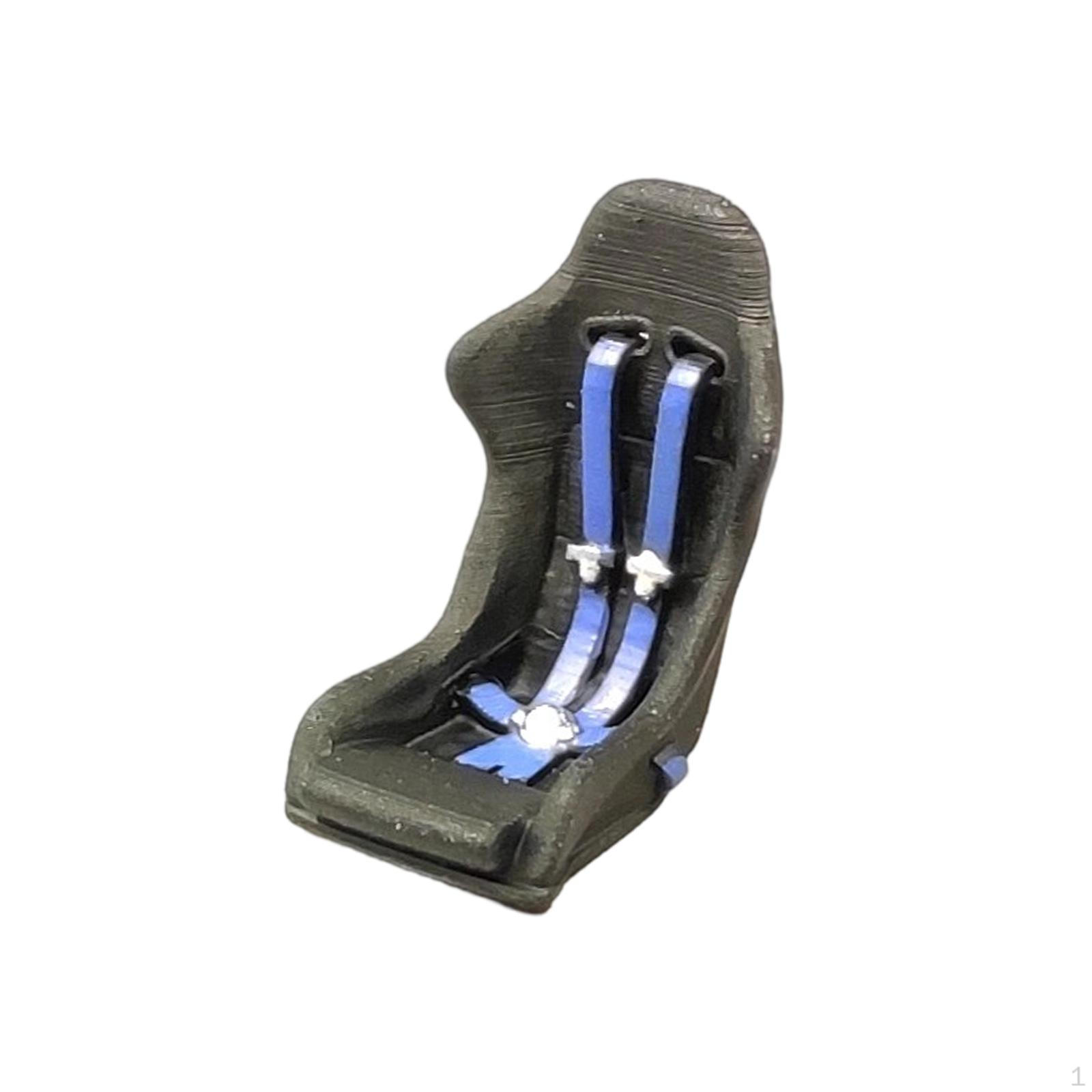

Bucket Seat /64, Mini Car Interior, Miniature with Straps for Sand Table Style A