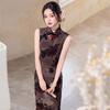 Sleeveless national style, new Chinese Suzhou long cheongsam, improved young 1011 new women's high-end sense, daily wear
