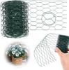 10/1M Sechseckgeflecht Hühnerdraht Zaun Blumengestecke Garten Geflügel Pflanzen Blumen Schutznetze DIY Handwerk