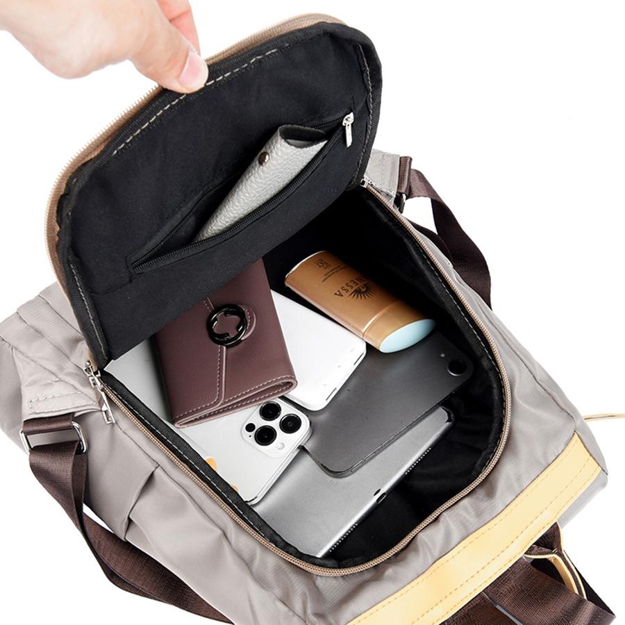 Solide Diebstahlsichere Rucksäcke Hochwertiges Nylon Mode Schultasche Luxus Designer Marke Damen Rucksäcke Damen Reiserucksack