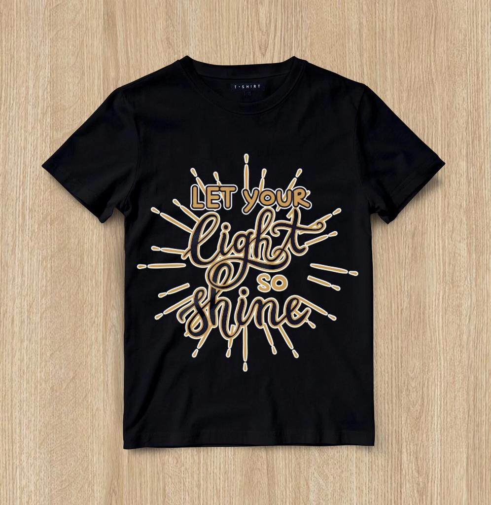 Custom The Radiant Sun Graphic T-shirt Design Unisex Jersey Short Sleeve Tee
