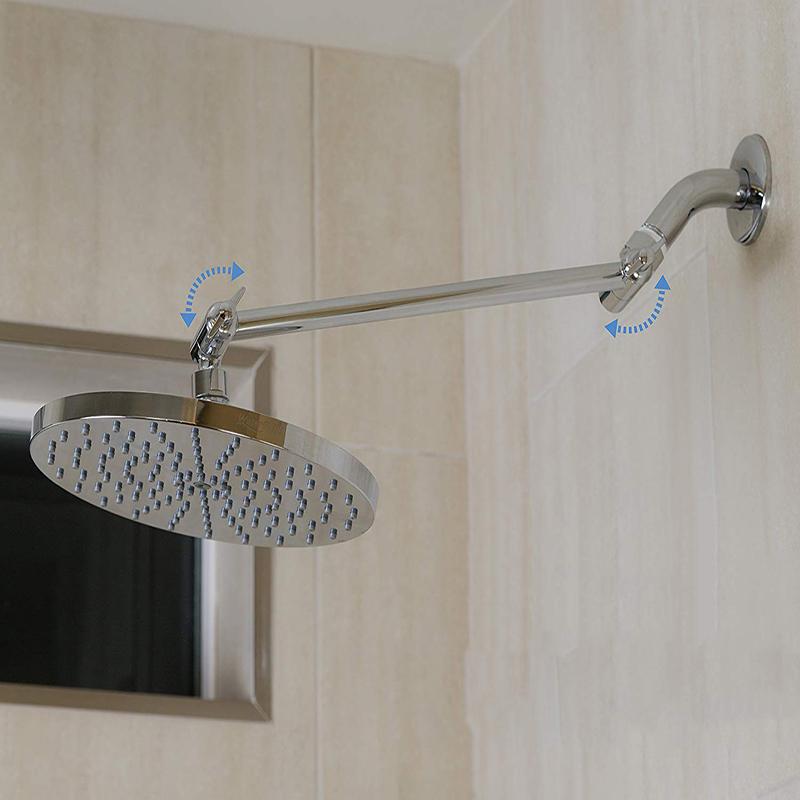 Buy Adjustable Shower Arm Extension Brass Shower Head Extension Arm