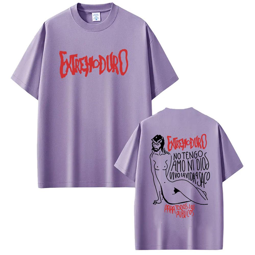 Rock Band Extremoduro Tour 2026 T Shirt Unisex's Clothing Hip Hop Punk Short Sleeve T-shirts Y2k Unisex High Quality Cotton T-shirt
