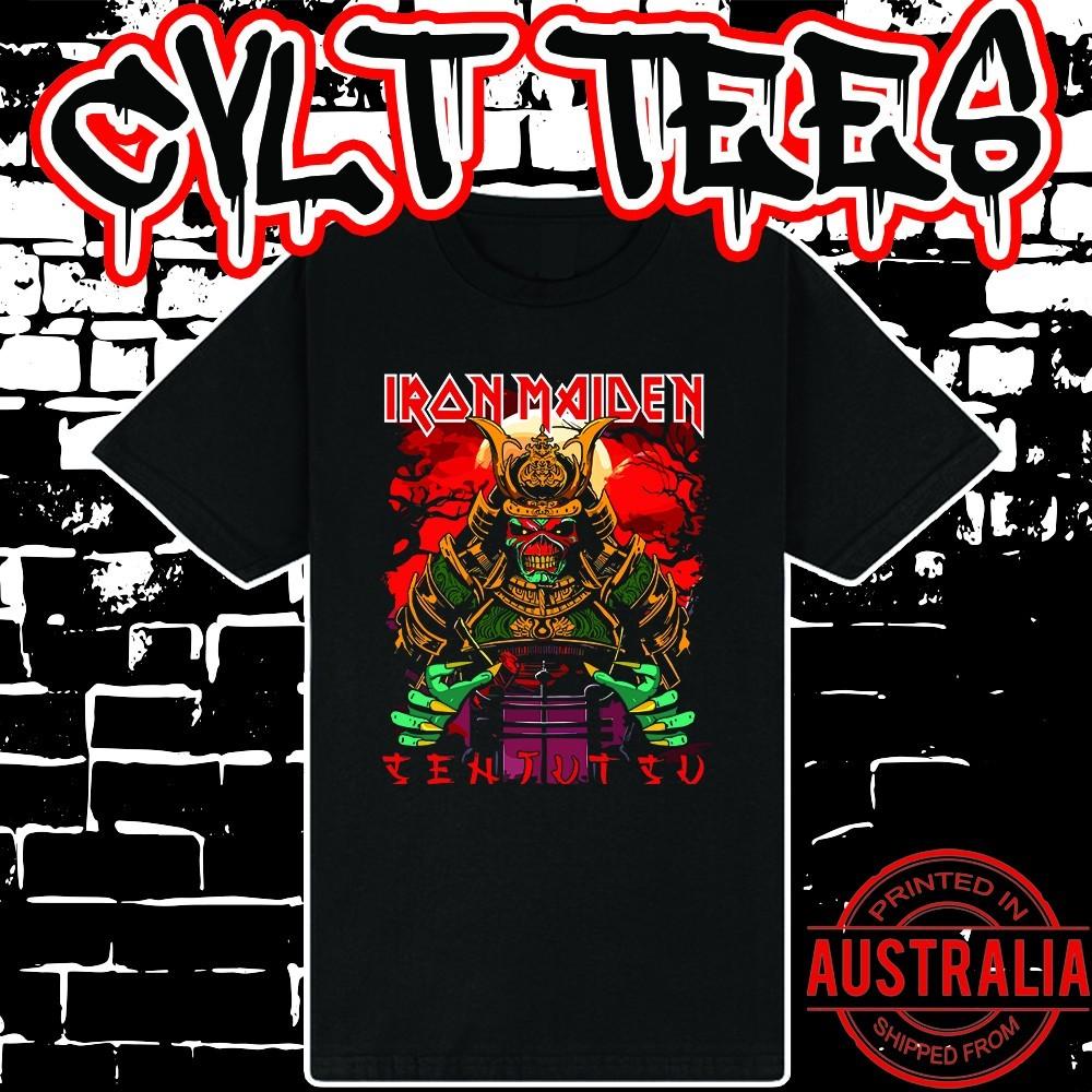 Iron Maiden Band Shirt ~ Premium Black Gildan Cotton Tee Unisex T-Shirt S