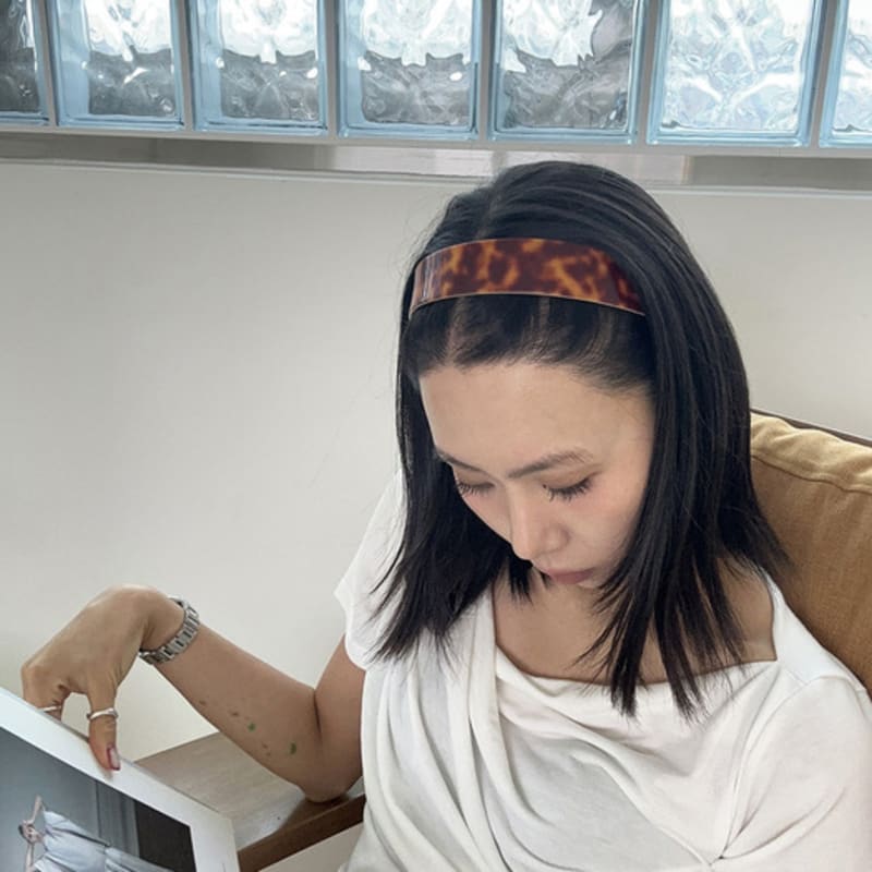 mosxe Soft leopard hair band