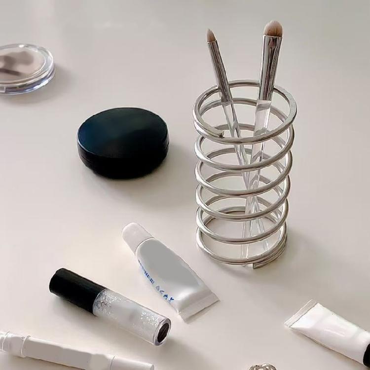 Sturdy Rustless Countertop Shelf Organizer For Cosmetics Toothbrush Storage Space Efficient Bathroom Decoration Solution